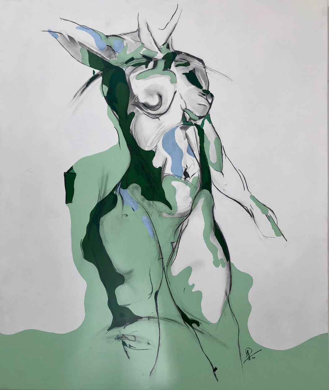 Athena - Goddess of wisdom & war (canvas)