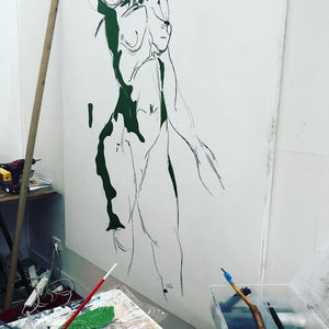 Athena - Goddess of wisdom & war (canvas)